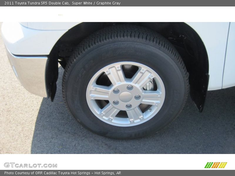 Super White / Graphite Gray 2011 Toyota Tundra SR5 Double Cab