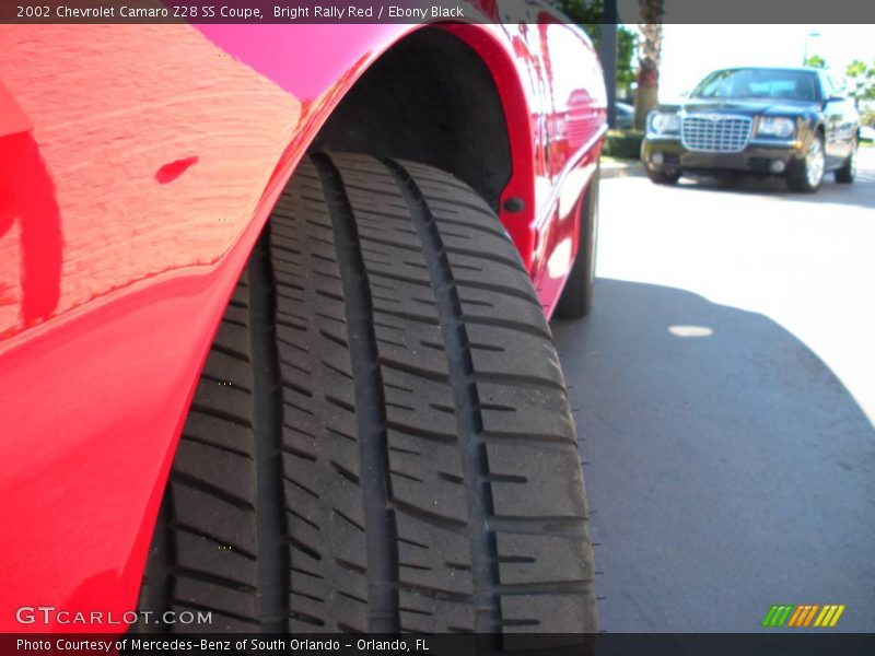 Bright Rally Red / Ebony Black 2002 Chevrolet Camaro Z28 SS Coupe
