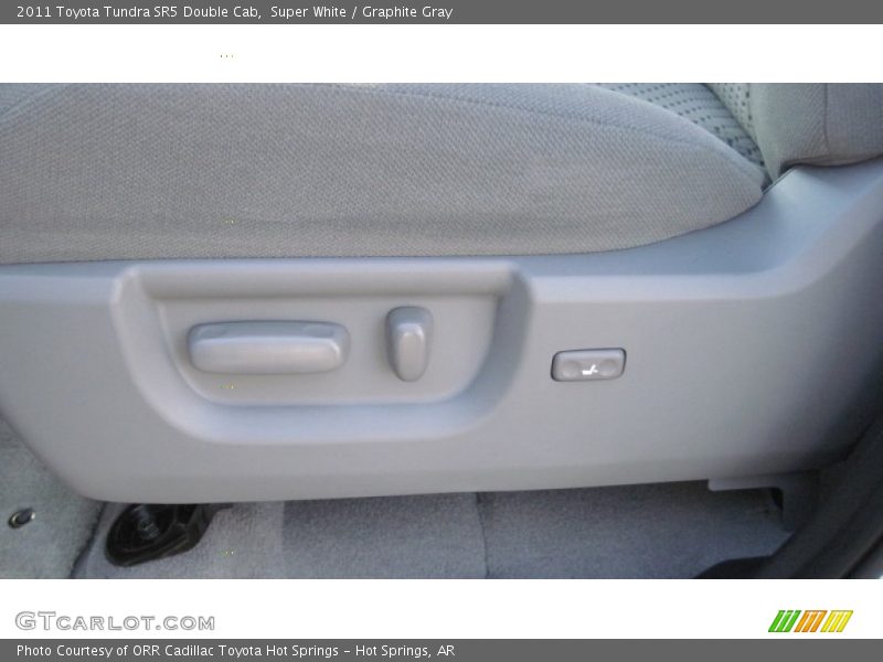 Super White / Graphite Gray 2011 Toyota Tundra SR5 Double Cab