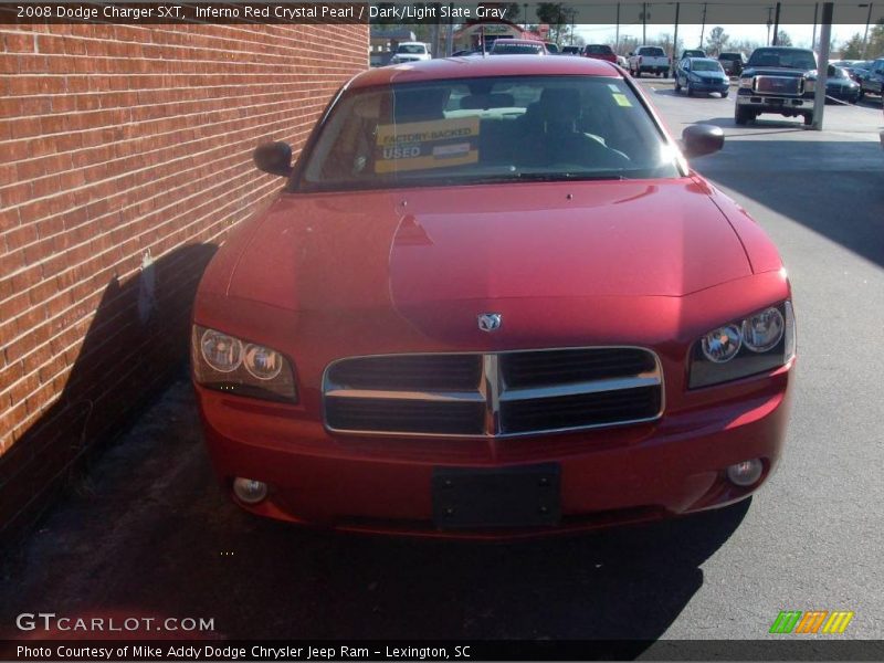 Inferno Red Crystal Pearl / Dark/Light Slate Gray 2008 Dodge Charger SXT