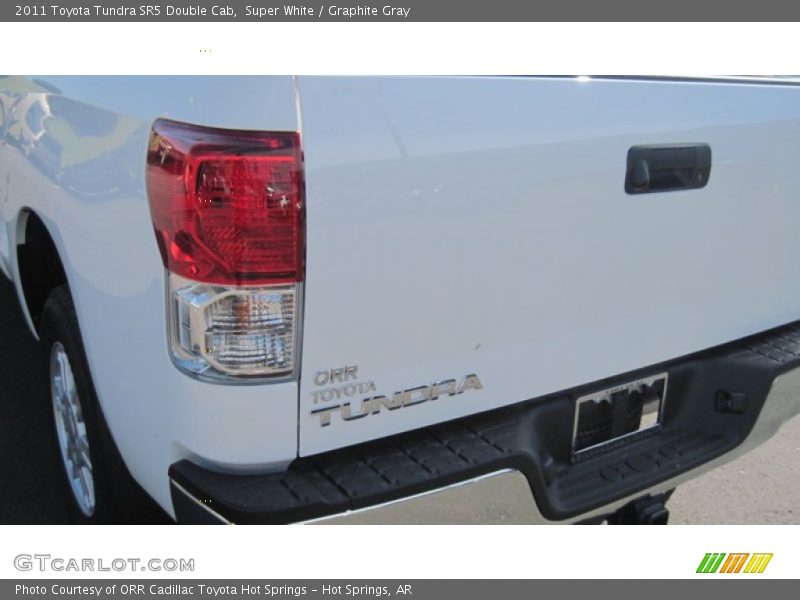 Super White / Graphite Gray 2011 Toyota Tundra SR5 Double Cab