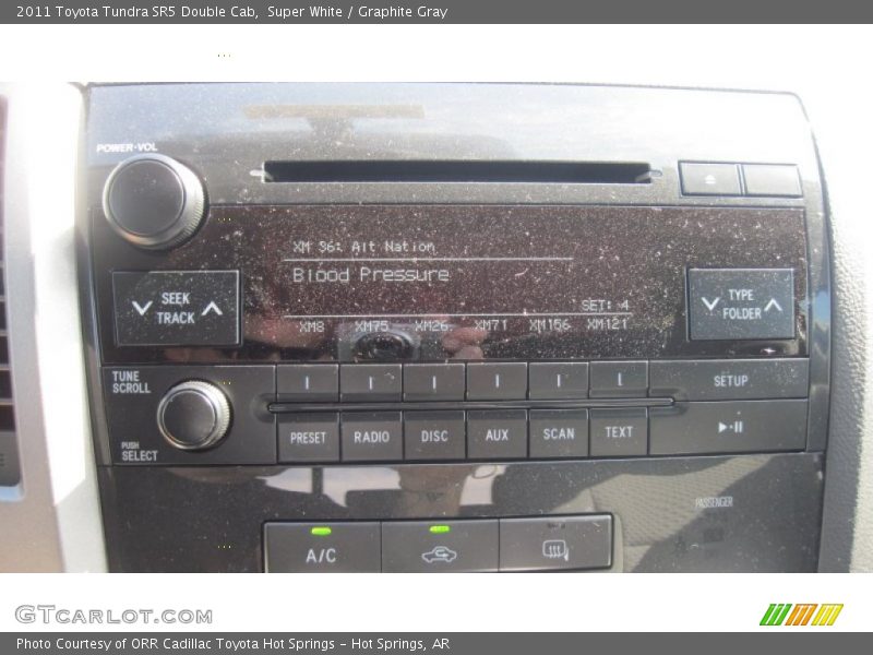 Super White / Graphite Gray 2011 Toyota Tundra SR5 Double Cab