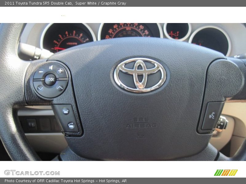 Super White / Graphite Gray 2011 Toyota Tundra SR5 Double Cab