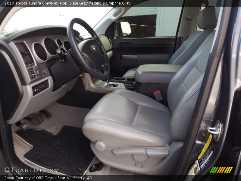 Slate Gray Metallic / Graphite Gray 2010 Toyota Tundra CrewMax 4x4