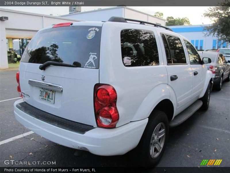 Bright White / Khaki 2004 Dodge Durango SLT