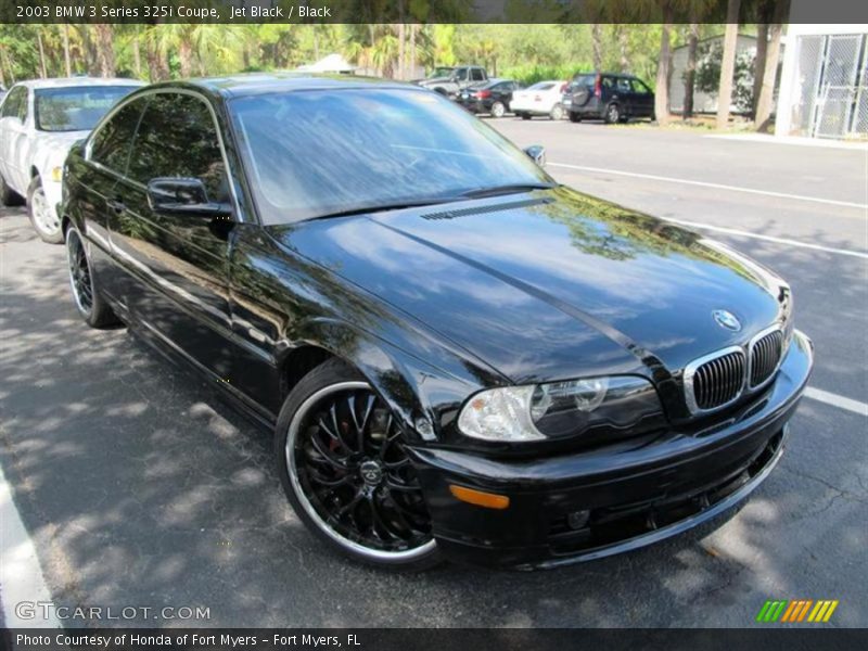 Jet Black / Black 2003 BMW 3 Series 325i Coupe