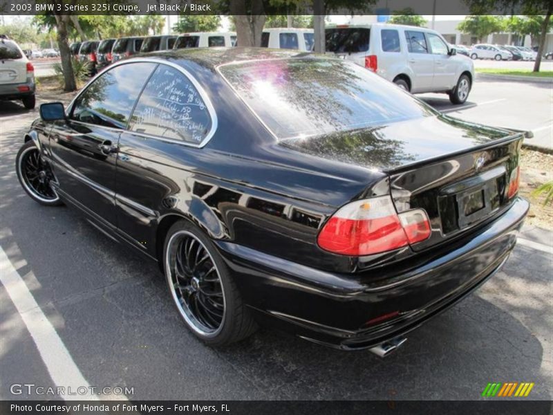 Jet Black / Black 2003 BMW 3 Series 325i Coupe