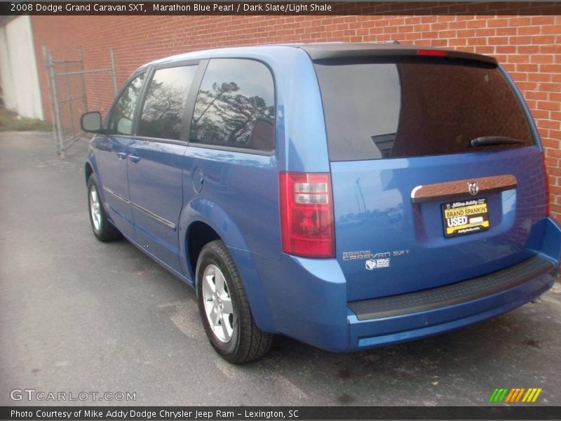 Marathon Blue Pearl / Dark Slate/Light Shale 2008 Dodge Grand Caravan SXT