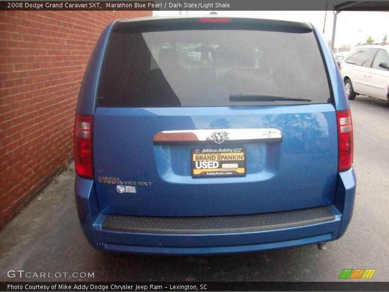 Marathon Blue Pearl / Dark Slate/Light Shale 2008 Dodge Grand Caravan SXT