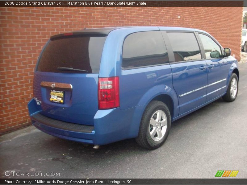 Marathon Blue Pearl / Dark Slate/Light Shale 2008 Dodge Grand Caravan SXT