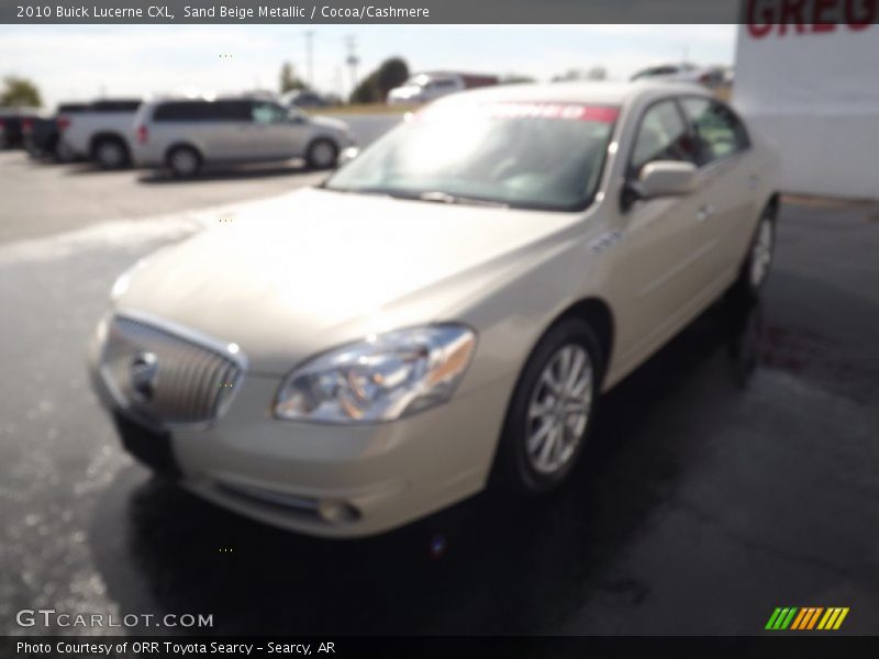 Sand Beige Metallic / Cocoa/Cashmere 2010 Buick Lucerne CXL