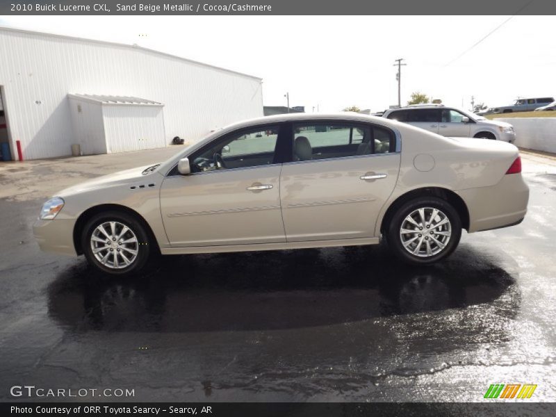 Sand Beige Metallic / Cocoa/Cashmere 2010 Buick Lucerne CXL