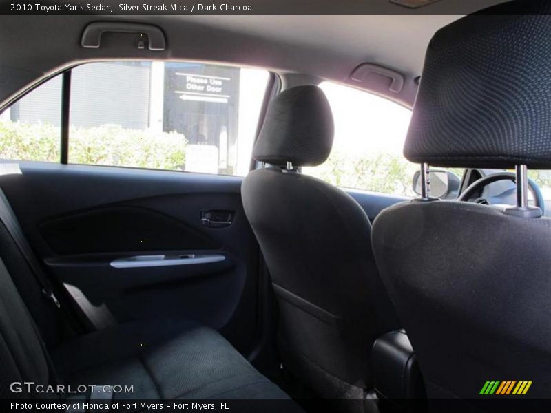 Silver Streak Mica / Dark Charcoal 2010 Toyota Yaris Sedan