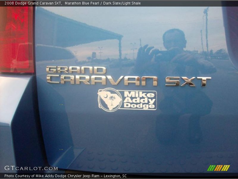 Marathon Blue Pearl / Dark Slate/Light Shale 2008 Dodge Grand Caravan SXT