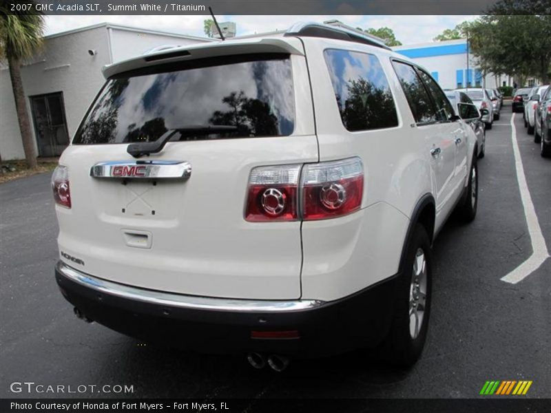 Summit White / Titanium 2007 GMC Acadia SLT