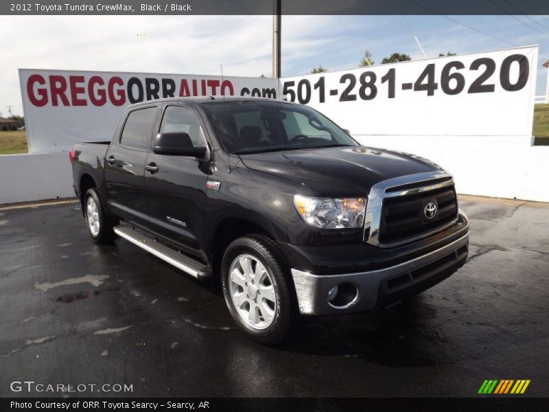 Black / Black 2012 Toyota Tundra CrewMax