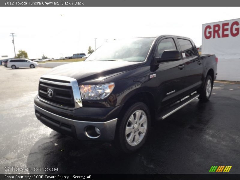 Black / Black 2012 Toyota Tundra CrewMax