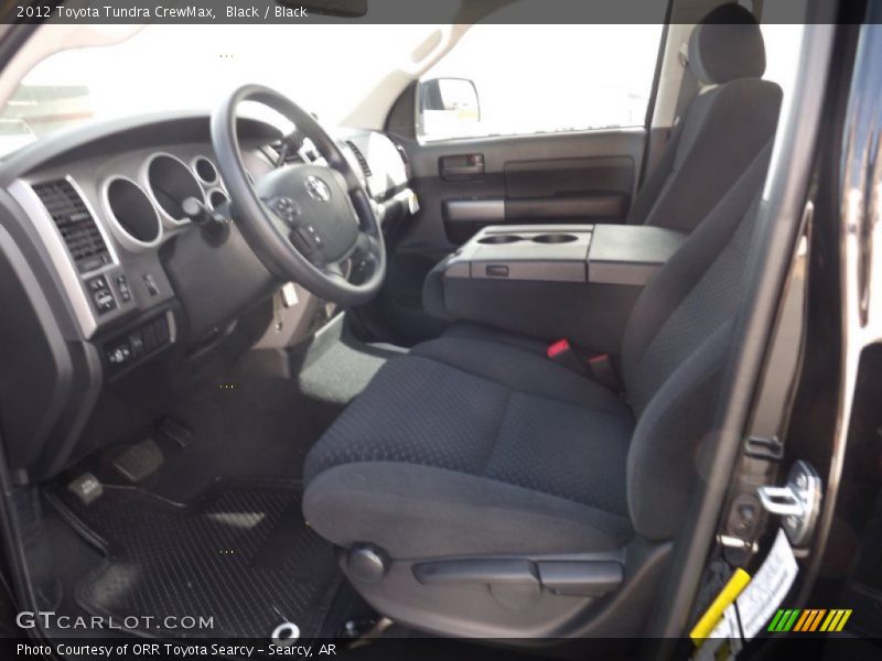 Black / Black 2012 Toyota Tundra CrewMax