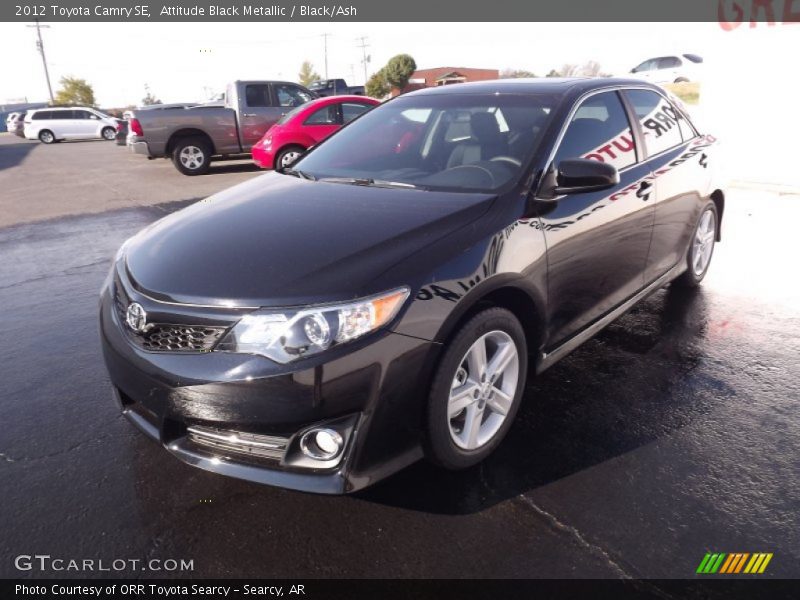 Attitude Black Metallic / Black/Ash 2012 Toyota Camry SE
