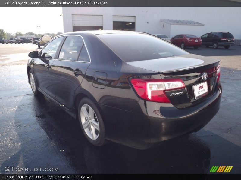 Attitude Black Metallic / Black/Ash 2012 Toyota Camry SE