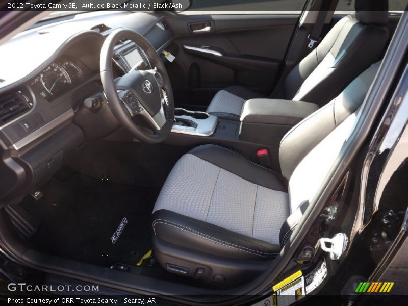  2012 Camry SE Black/Ash Interior