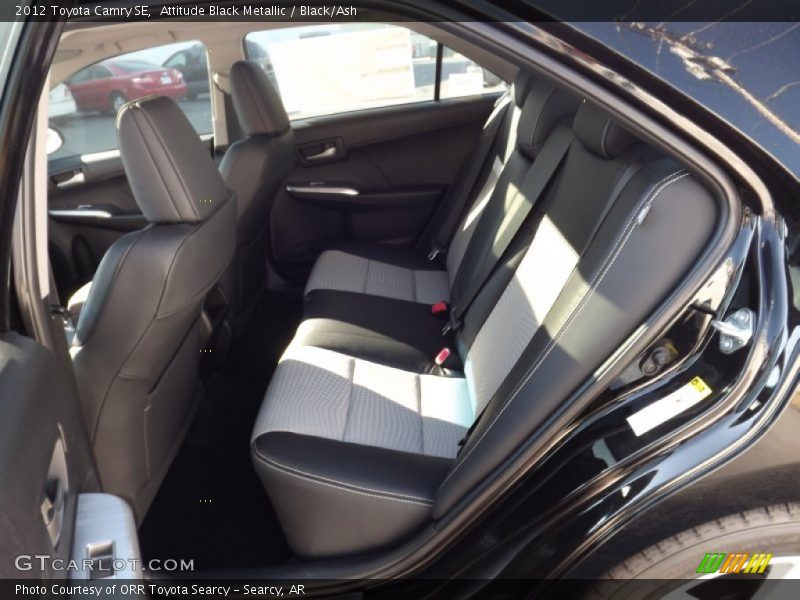  2012 Camry SE Black/Ash Interior