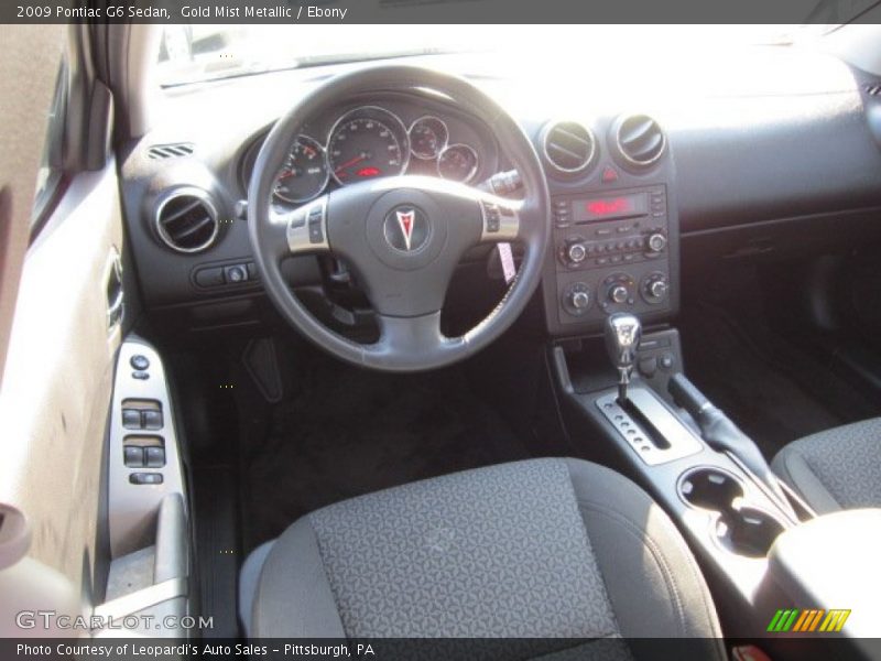 Gold Mist Metallic / Ebony 2009 Pontiac G6 Sedan