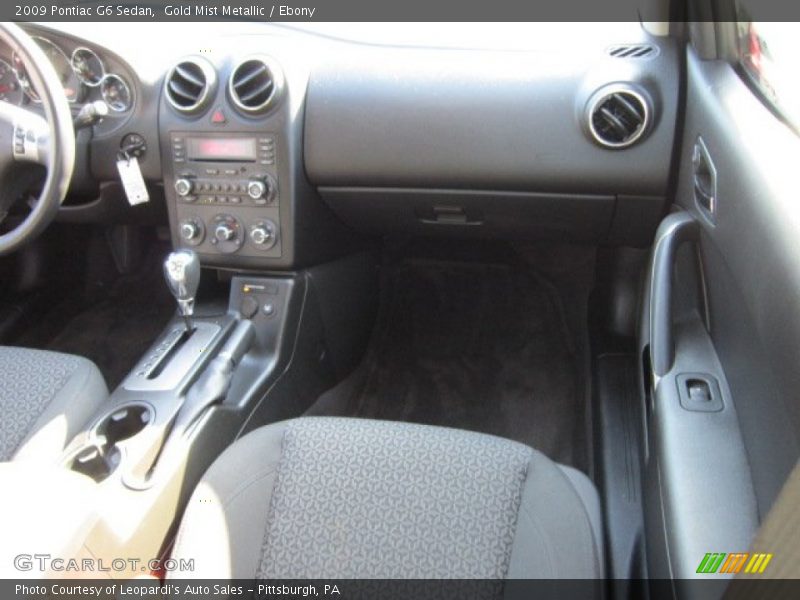 Gold Mist Metallic / Ebony 2009 Pontiac G6 Sedan