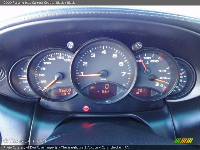 Black / Black 2000 Porsche 911 Carrera Coupe