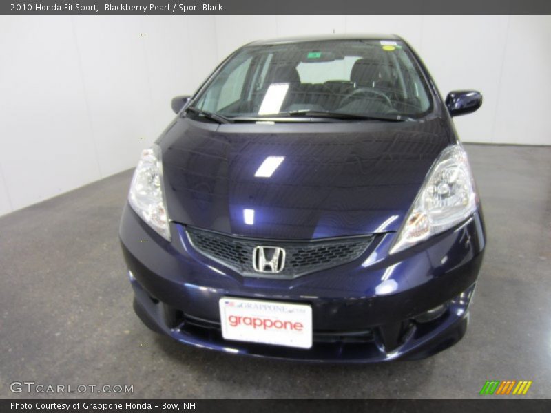 Blackberry Pearl / Sport Black 2010 Honda Fit Sport