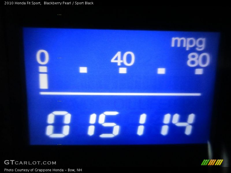 Blackberry Pearl / Sport Black 2010 Honda Fit Sport