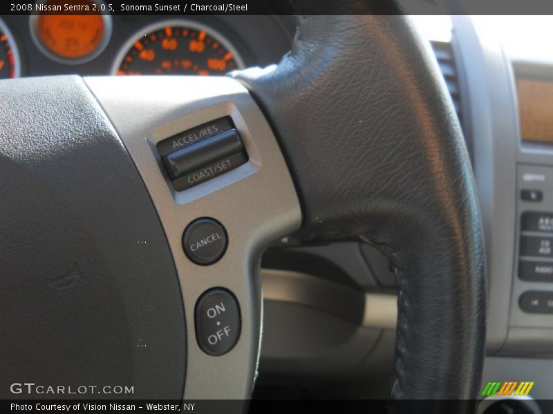 Sonoma Sunset / Charcoal/Steel 2008 Nissan Sentra 2.0 S