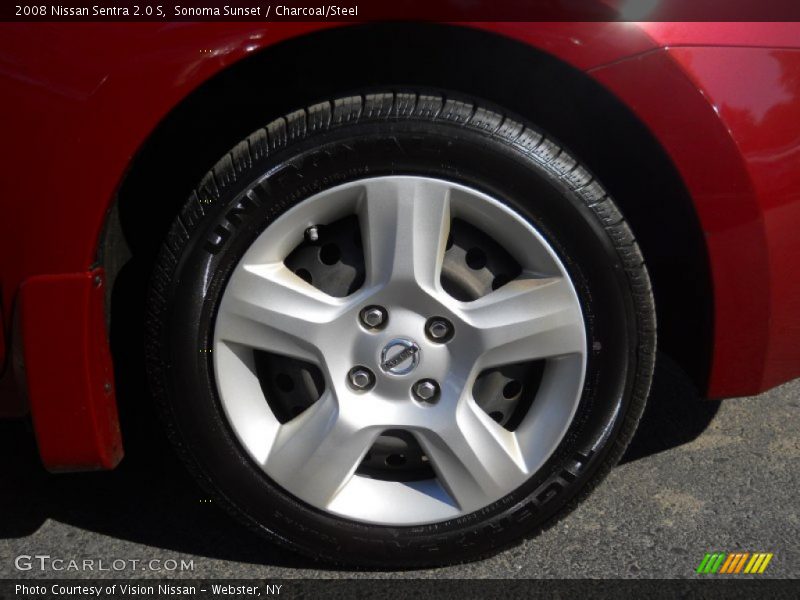 Sonoma Sunset / Charcoal/Steel 2008 Nissan Sentra 2.0 S