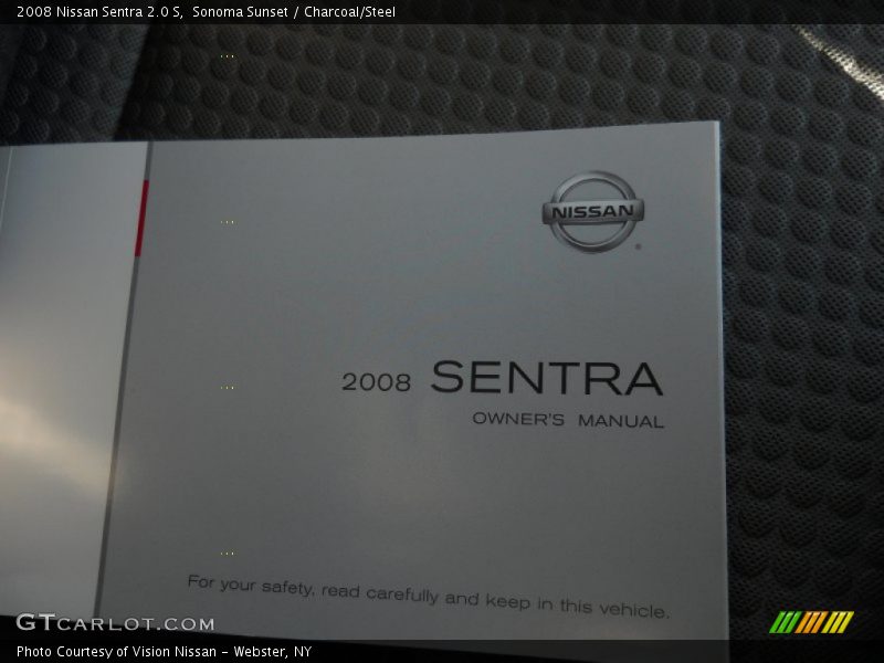 Sonoma Sunset / Charcoal/Steel 2008 Nissan Sentra 2.0 S