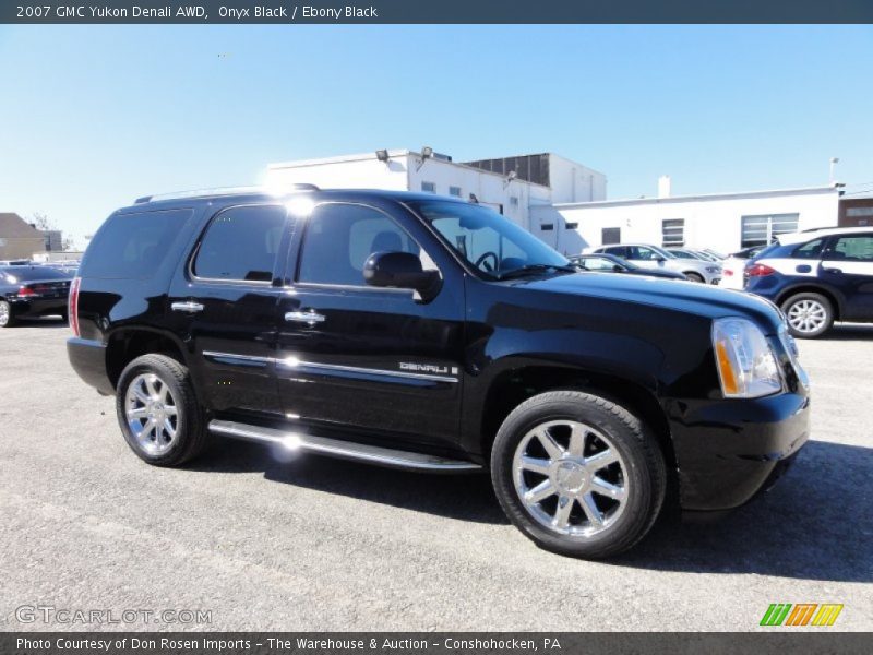 Onyx Black / Ebony Black 2007 GMC Yukon Denali AWD