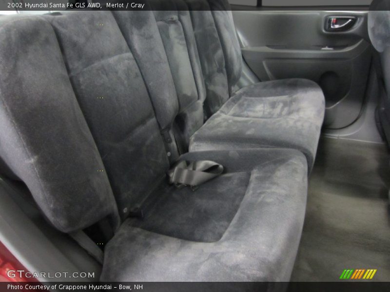 Merlot / Gray 2002 Hyundai Santa Fe GLS AWD
