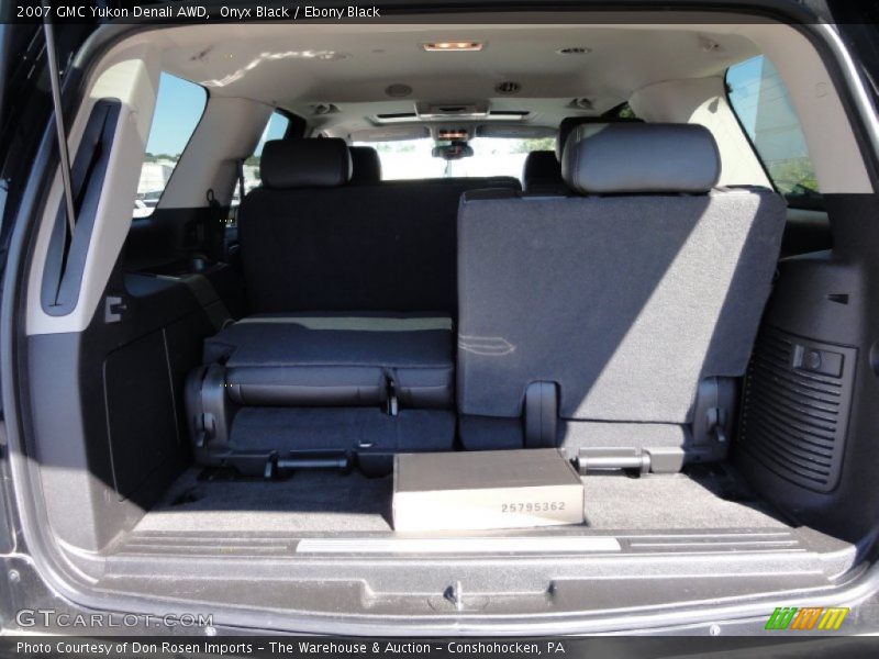 Onyx Black / Ebony Black 2007 GMC Yukon Denali AWD