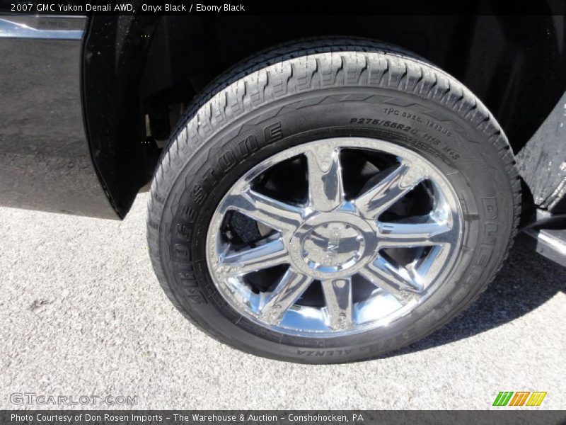 Onyx Black / Ebony Black 2007 GMC Yukon Denali AWD
