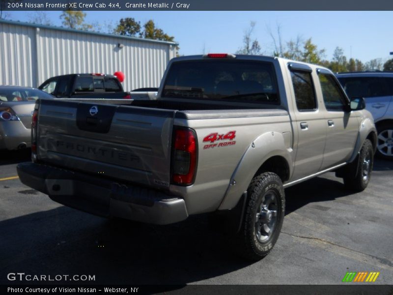 Granite Metallic / Gray 2004 Nissan Frontier XE Crew Cab 4x4