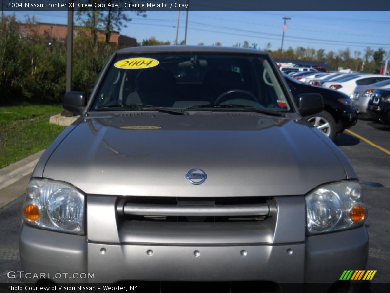 Granite Metallic / Gray 2004 Nissan Frontier XE Crew Cab 4x4