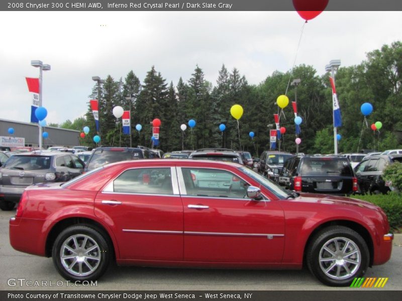  2008 300 C HEMI AWD Inferno Red Crystal Pearl