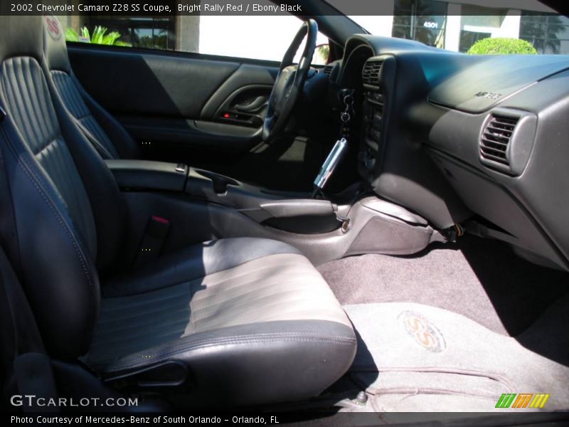 Bright Rally Red / Ebony Black 2002 Chevrolet Camaro Z28 SS Coupe