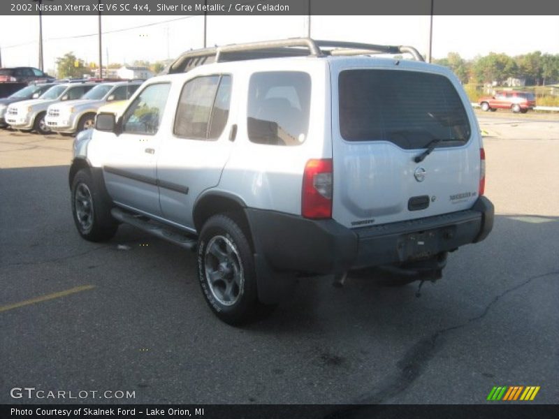 Silver Ice Metallic / Gray Celadon 2002 Nissan Xterra XE V6 SC 4x4