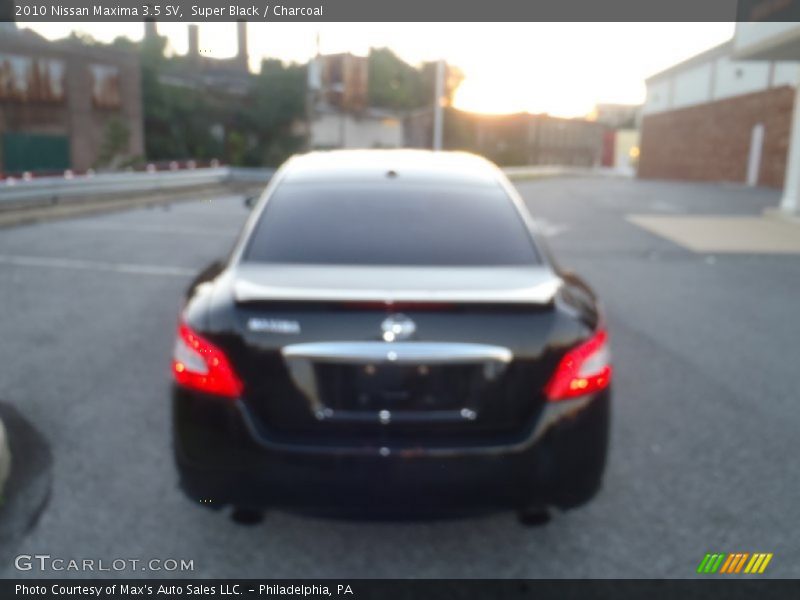 Super Black / Charcoal 2010 Nissan Maxima 3.5 SV