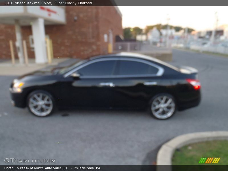 Super Black / Charcoal 2010 Nissan Maxima 3.5 SV