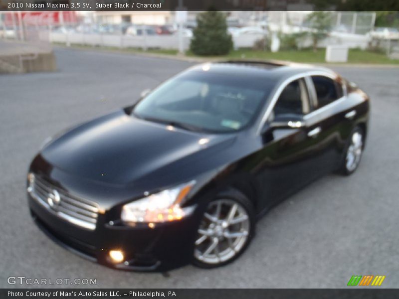 Super Black / Charcoal 2010 Nissan Maxima 3.5 SV