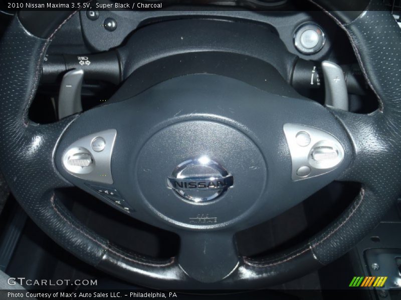 Super Black / Charcoal 2010 Nissan Maxima 3.5 SV