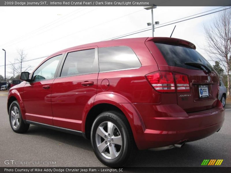 Inferno Red Crystal Pearl / Dark Slate Gray/Light Graystone 2009 Dodge Journey SXT