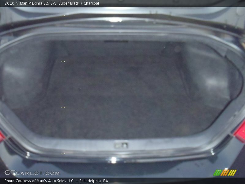 Super Black / Charcoal 2010 Nissan Maxima 3.5 SV