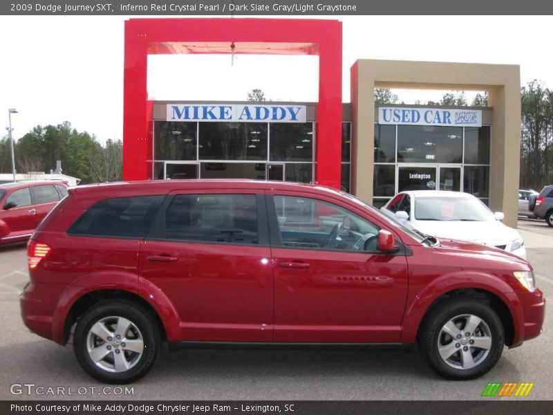 Inferno Red Crystal Pearl / Dark Slate Gray/Light Graystone 2009 Dodge Journey SXT